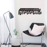 Acrylbuchstaben Happiness is homemade 