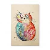 Holzbild Hagenmeyer - Happy Cat 