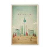 Houten Poster Rivers - Berlin 
