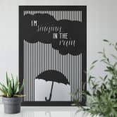 MDF - Holzdeko I'm singing in the rain 