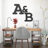 MDF Decoratieletters - lettertype Courier 