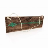 Holzschild Pfeil Grün 