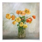 Poster Disher - Mohnblumen im Glas 