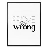 Poster Prove them wrong 
