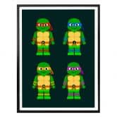 Poster Gomes - Teenage Mutant Ninja Turtles Spielzeug 