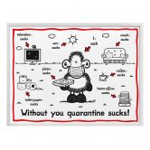 Poster Sheepworld - Quarantine sucks 
