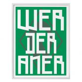 Poster Werder Bremen - Werderaner 