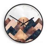 Wanduhr aus Glas - Fredriksson - Herbst in den Bergen - Ø 30 cm - B-Ware 