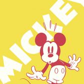 Vlies Fototapete - Mickey Contrast - 200 x 250 cm 