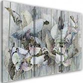Leinwandbild 3 teilig, Saint Lotos Blumen 