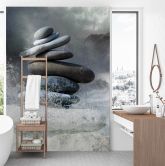 Fototapete, Steine Meer Zen Spa 