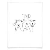 Poster Find your own way 