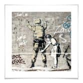 Poster Banksy - Das Mädchen und der Soldat 
