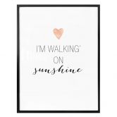 Poster Confetti & Cream - I'm walking on sunshine 