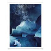 Poster Goed Blauw - Der Polarbär 