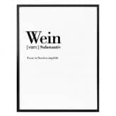Poster Grammatik - Wein 