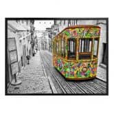 Poster Ben Heine - Tram in Lissabon 