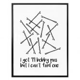 Poster - I got 99 Bobby Pins 