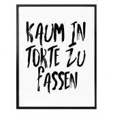 Poster - Kaum in Torte zu fassen 