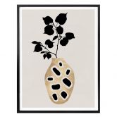 Poster Kubistika - botanisches Stillleben 
