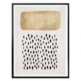 Poster Kubistika - Goldene Wolke 
