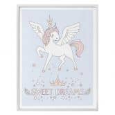 Poster Kvilis - Sweet Dreams - Einhorn mit Krone 