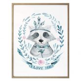 Poster Kvilis - Raccoon 02 