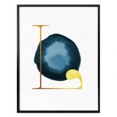 Poster – Een Gouden letter L 