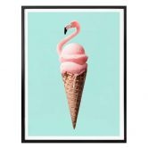 Poster Loose - Flamingoeis 