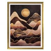 Poster Fredriksson - Coucher de soleil 
