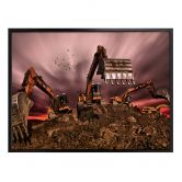 Poster Majkut - Travail de chantier 