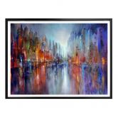 Poster Schmucker - Stadt am Fluss 