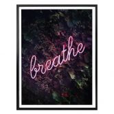 Poster Sisi & Seb - Leuchtschrift: Breathe 