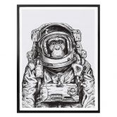 Poster Singe astronaute 