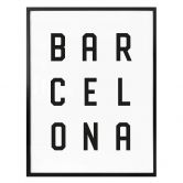 Poster - Typographie Barcelona 