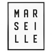 Poster – Typografie Marseille 