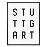Poster - Typographie Stuttgart 