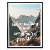 Poster When nothing is sure 