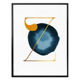 Poster – Een Gouden letter Z 