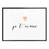 Poster Confetti & Cream - Je t'aime 