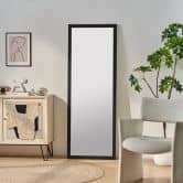 Wandspiegel schwarz schmal - Monaco - 35x120 cm 