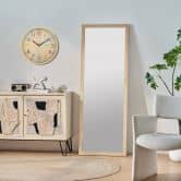 Wandspiegel Holz schmal - Monaco - 35x120 cm 