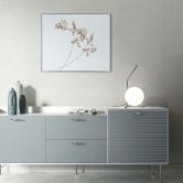 PVC-freie grafische Vliestapete mit Marmoroptik und Metallic-Effekt in grau 