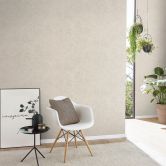 vliesbehang beton motief, effen kleuren, taupe 