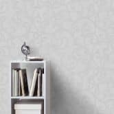 Ornamenttapete Opus grau 