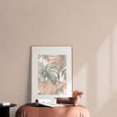 Vlies Tapete Uni Rosé Beige mit feiner Leinenstruktur dezent modern und elegant 