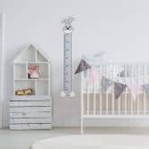Sticker mural - Toise Petit lapin 