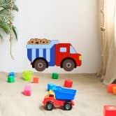Muursticker Vuilniswagen 
