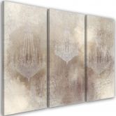 Leinwandbild 3 teilig, Kronleuchter 