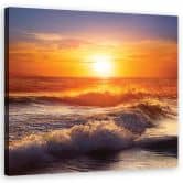 Leinwandbild Meer Welle Natur 